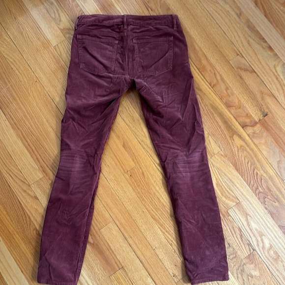 Classic GAP Burgundy Always Skinny Corduroy Pants - Picture 4 of 5
